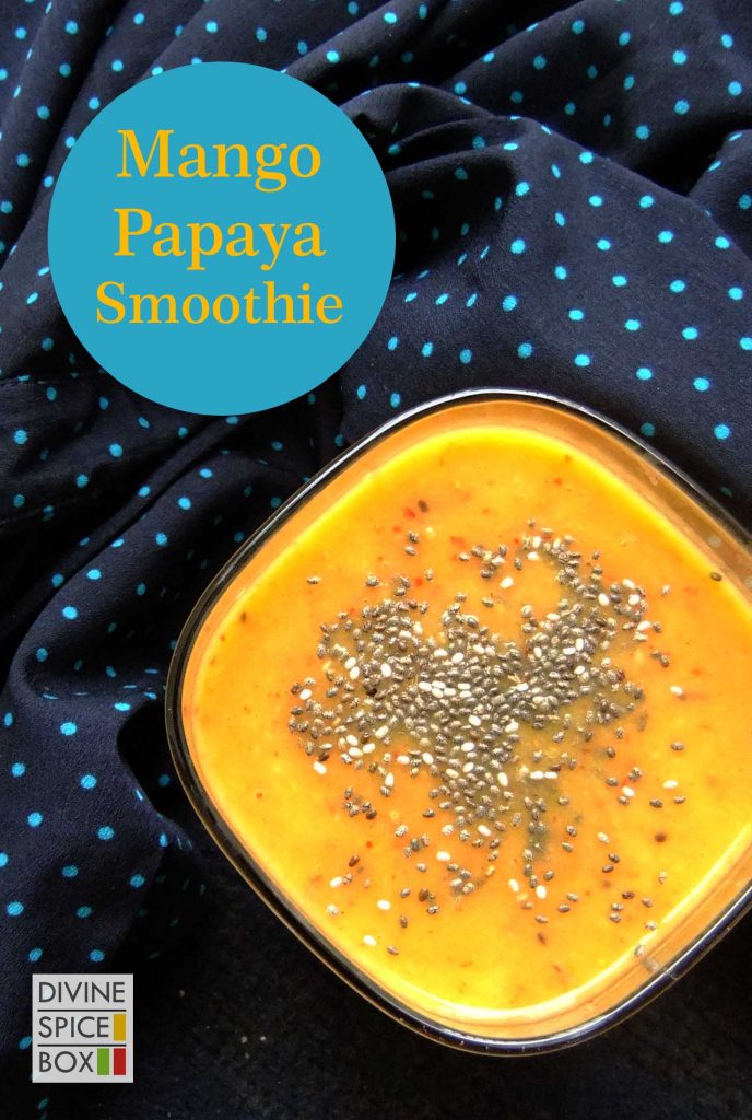 mango papaya Smoothie 