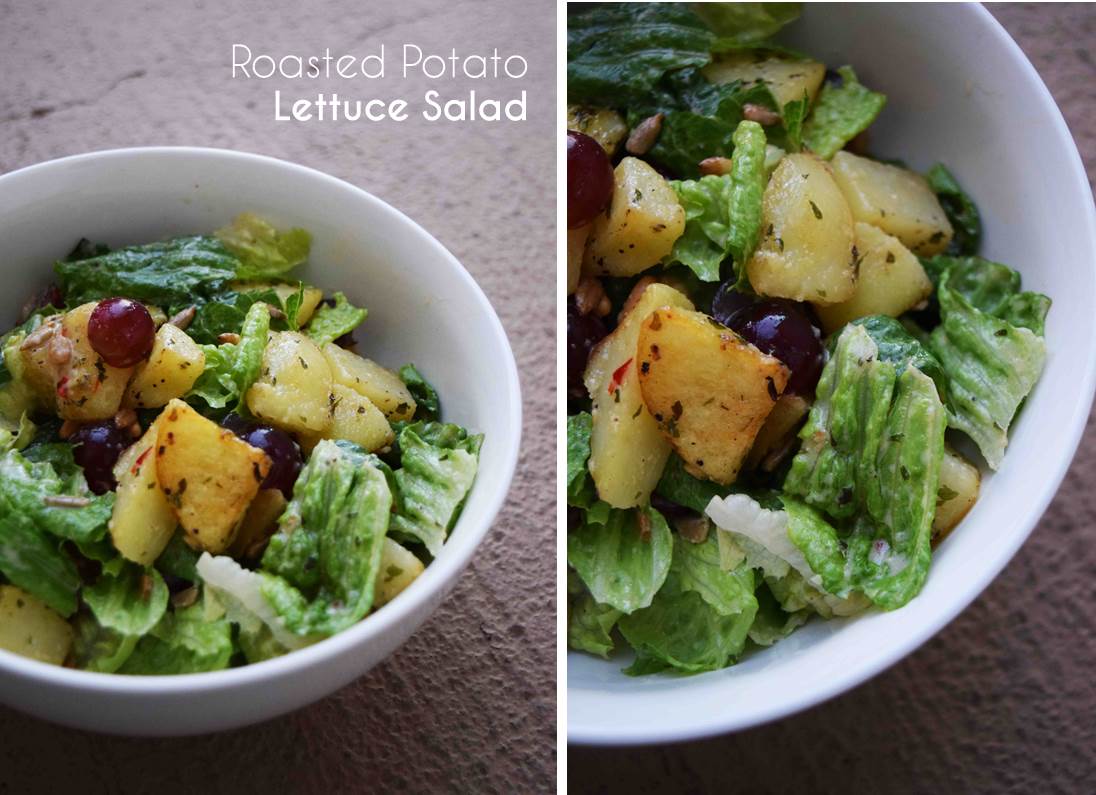 potato lettuce salad