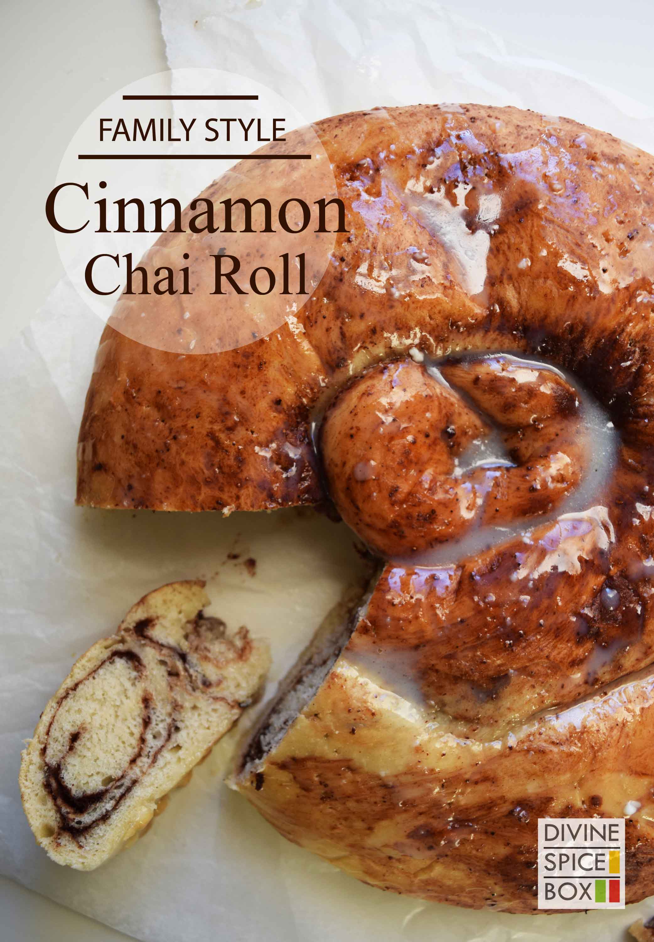 Family Style Cinnamon Chai Rolls