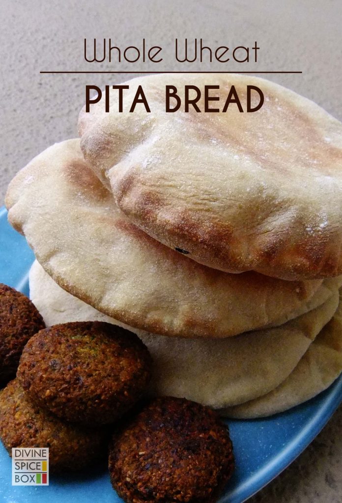 Meatless Monday Whole Wheat Pita Bread Divine Spice Box