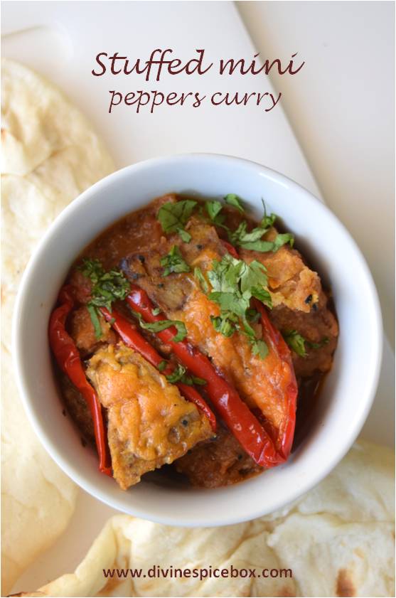 stuffed mini pepper curry