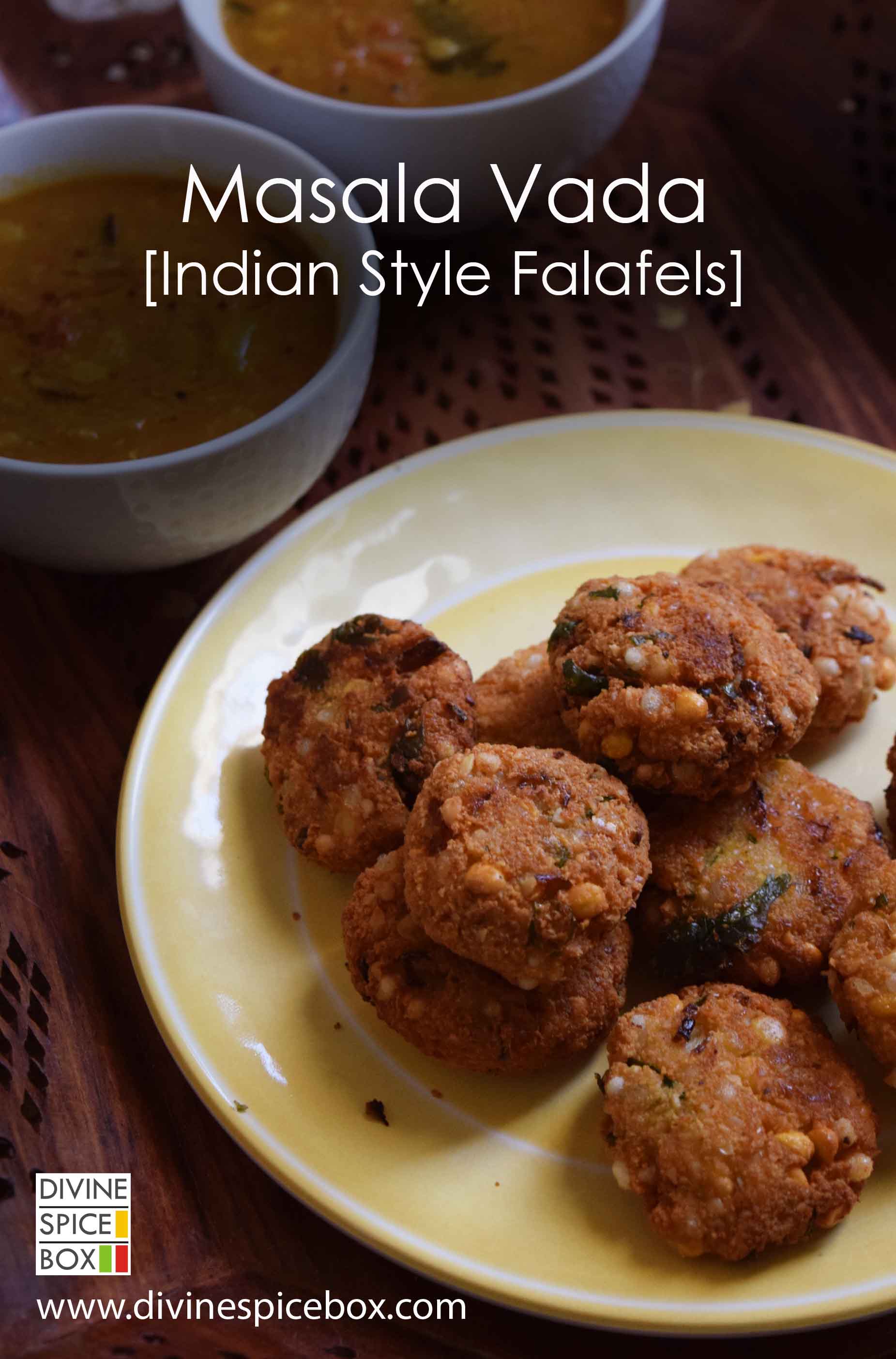 Masala Vada - Indian Style Falafel