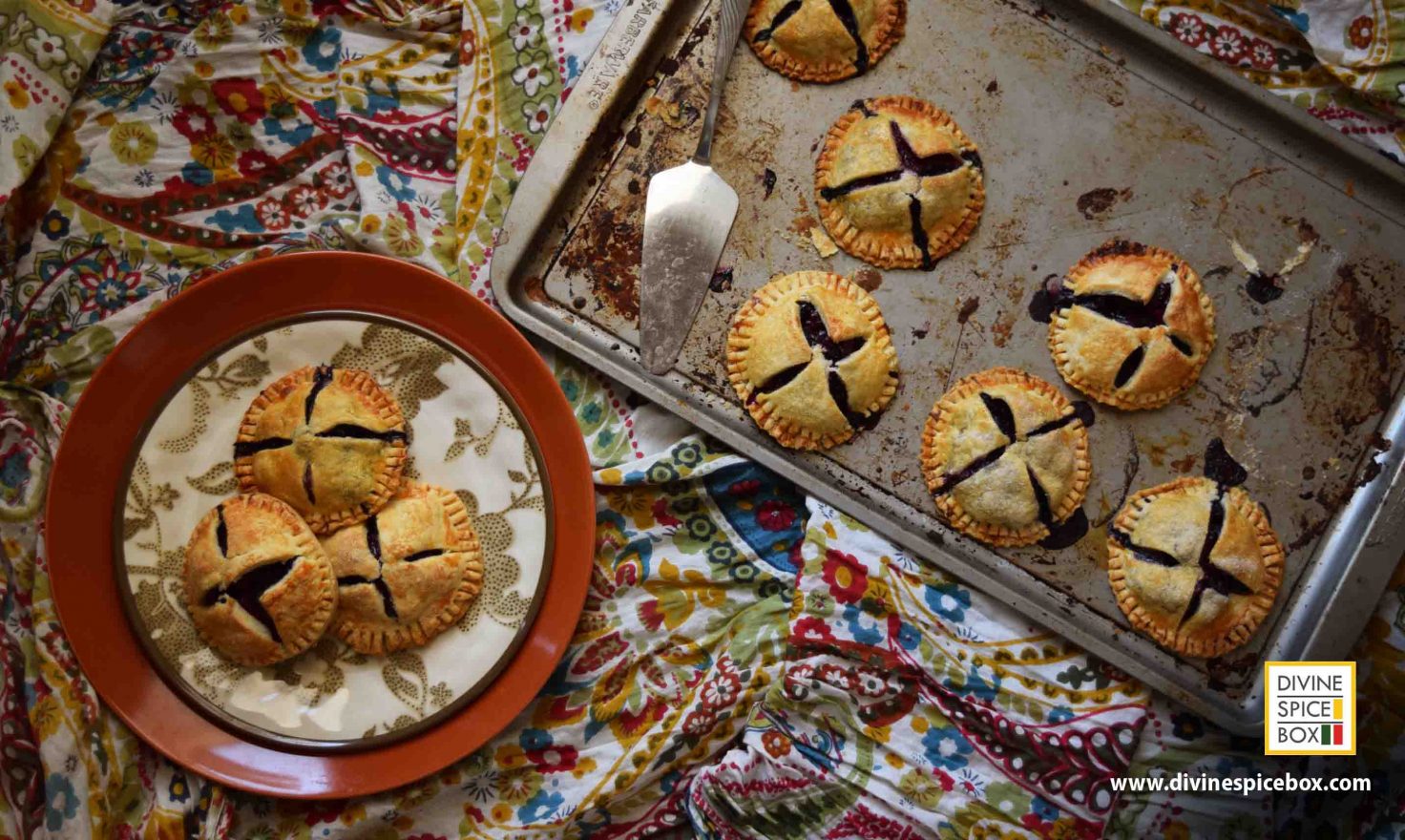 Blueberry Mini Hand Pies – Divine Spice Box