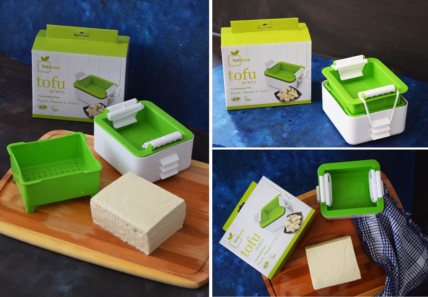Tofu Press Tofuture's Tofu Press to transform your tofu